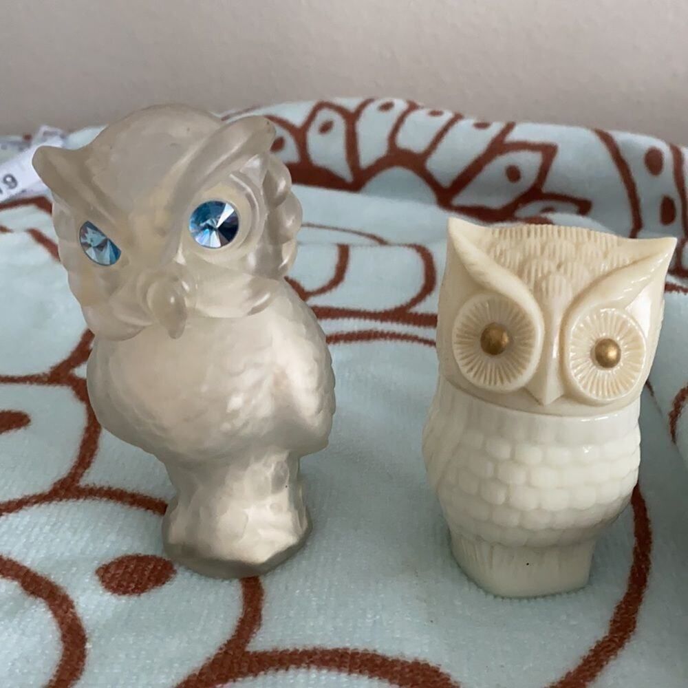 Bundle Vintage Avon Owl Perfume Bottles
